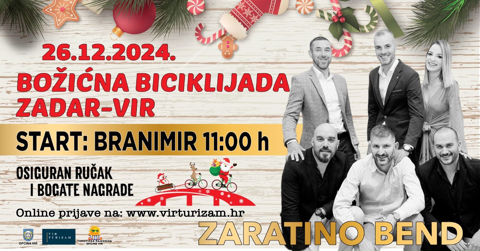 Božična biciklijada - Zadar - Vir